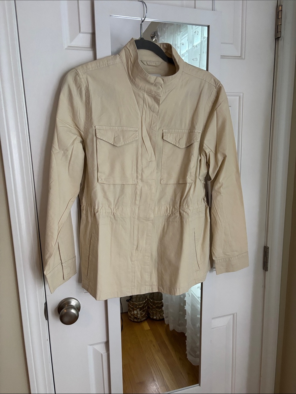NWT Sonoma Cream Utility Jacket